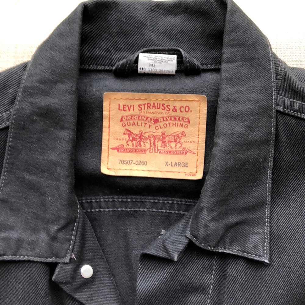Levi’s Men’s Black Denim Jacket